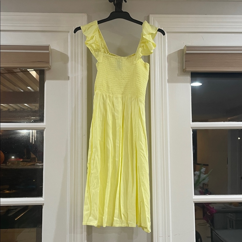 Yellow Ruffled Sundress - Picture 2 of 2